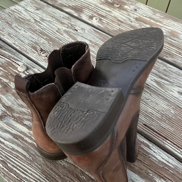 ALFANI genuine leather ankle BOOT chukka brown size 9.5 main image 6